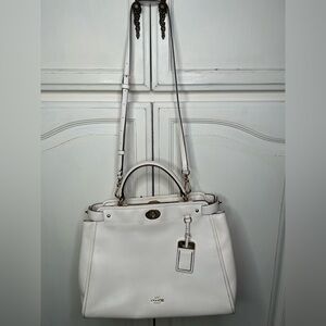 Coach off white Leather purse